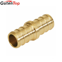 GutenTop High Quality Lead Free Brass PEX Straight Coupling Crimp Fitting with 1/2 Inch
